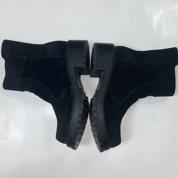 EARTH SHOE LEATHER UPPER SUEDE MANMADE OUTSOLE SHOES SIZE 5.5 BOOTS - Picture 5 of 10